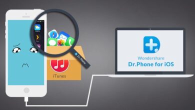 كيفية إستعادة الملفات المحذوفة للآيفون تطبيق Dr fone 4 كيفية إستعادة الملفات المحذوفة للآيفون تطبيق Dr fone 4