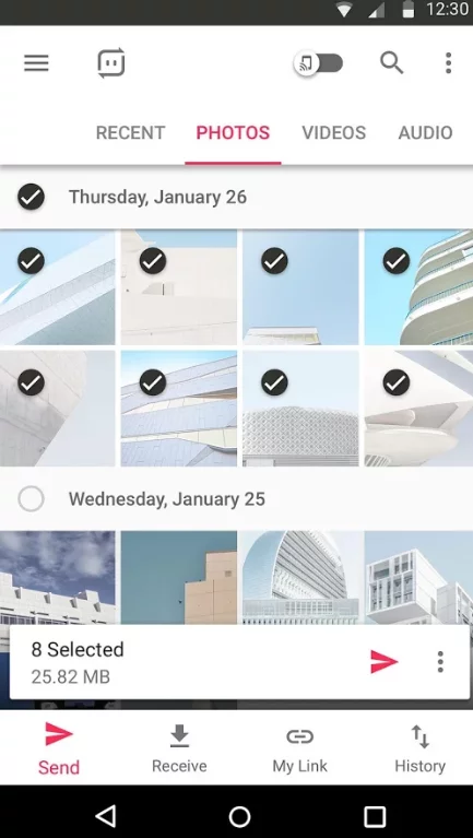 طريقة نقل صور من آيفون إلى آندرويد 1