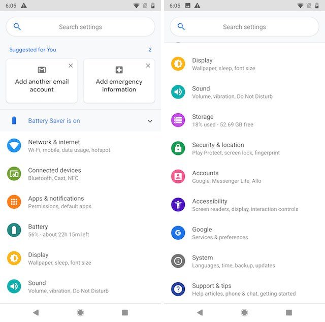 تعرف على أبرز 10 تغييرات ومميزات جديدة في أندرويد بي Android P 3 تعرف على أبرز 10 تغييرات ومميزات جديدة في أندرويد بي Android P 3