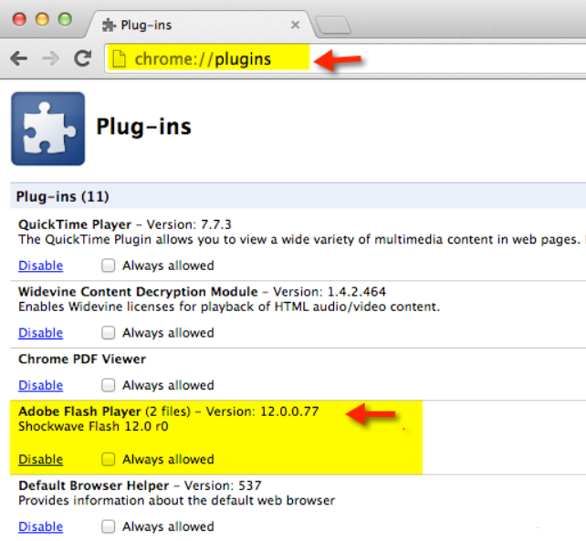 حل مشكلة Shockwave flash has crashed في يوتيوب على متصفح كروم 1