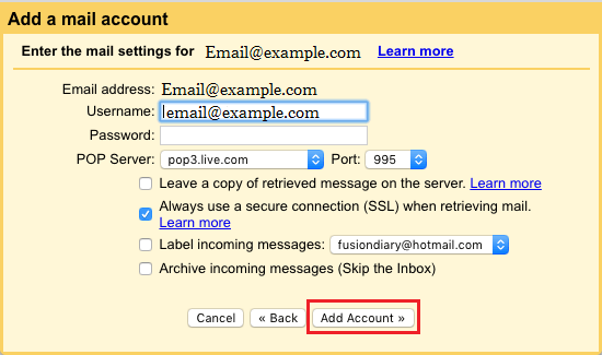 كيفية نقل البريد الإلكتروني من حساب جيميل الي حساب جيميل آخر