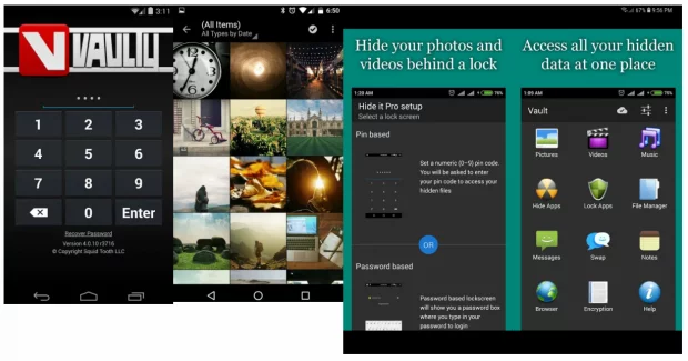 طريقة إخفاء الصور والرسائل والتطبيقات على هاتفك الاندرويد 1