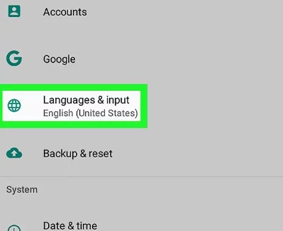 طريقة تغيير اللغة في هواتف الأندرويد بطريقة سهلة