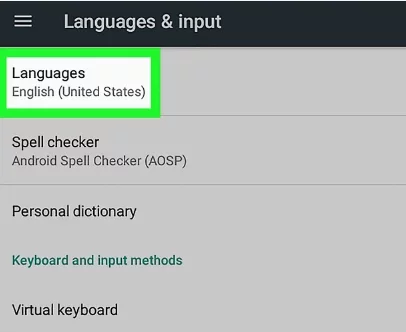 طريقة تغيير اللغة في هواتف الأندرويد بطريقة سهلة