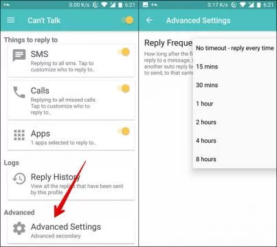 طريقة تفعيل الرد التلقائي على رسائل واتس اب 11