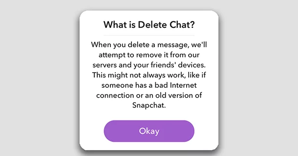كيفية مسح الرسائل المرسلة في تطبيق SnapChat 2 كيفية مسح الرسائل المرسلة في تطبيق SnapChat 2