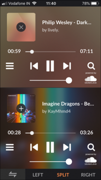 طريقة تشغيل أكثر من أغنية في وقت واحد على الايفون 2
