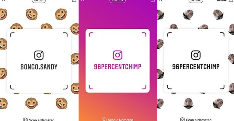 كيفيه عمل وإضافة Nametag لحسابك على الانستجرام 1 كيفيه عمل وإضافة Nametag لحسابك على الانستجرام 1