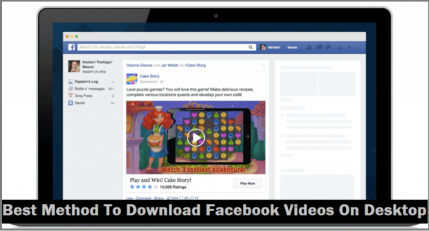 شرح كيفية تحميل فيديوهات الفيسبوك على الكمبيوتر بطريقة سهلة 2