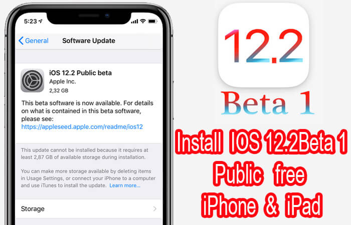 تحميل نظام iOS 12.2 للأيباد وللأيفون