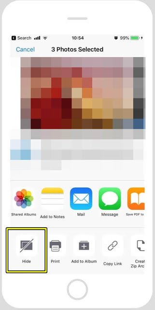 كيفية إخفاء الصور في هاتفك الآيفون بدون برامج