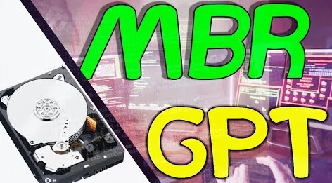 تقنية  MBR و GPT لتقسيم الهارد