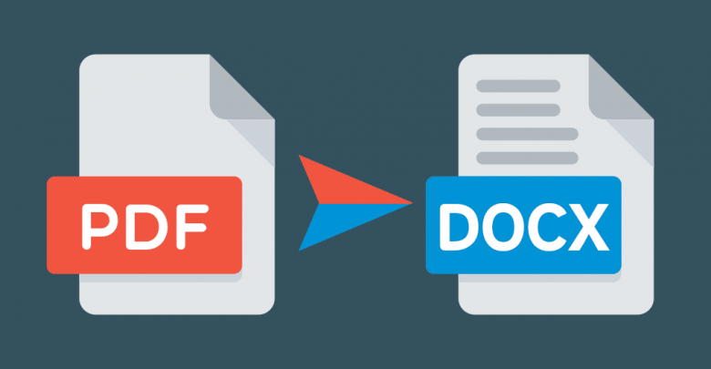 تحويل ملف PDF إلى ملف DOCX والتعديل عليه