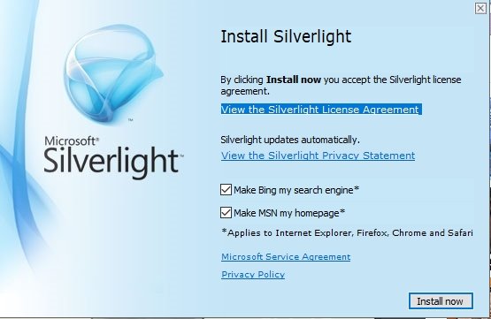 كيف تقوم بتثبيت خدمات الأداة Sliverlight على ويندوز 10