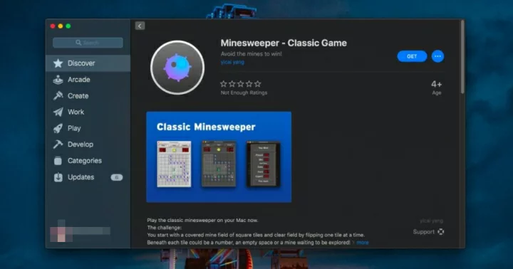 كيفية لعب ماسح الألغام Classic Minesweeper على الماك 