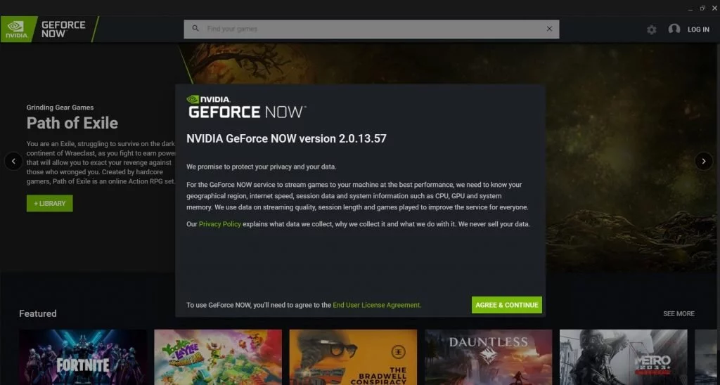 تحميل GeForce Now للأندرويد لتشغيل الألعاب القوية 2