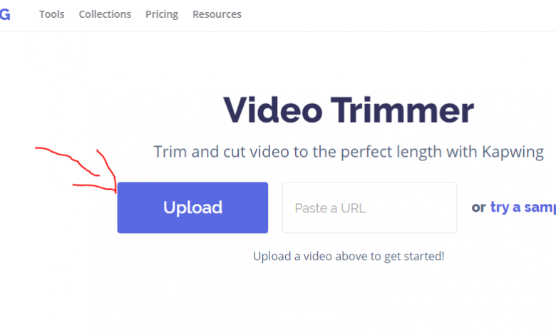 كيفية قص مقطع فيديو اون لاين بدون استخدام برنامج 1 موقع Video Trimmer