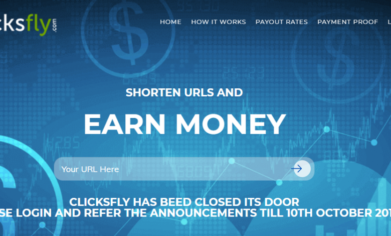 أفضل مواقع اختصار الروابط 2020 1 موقع ClicksFly