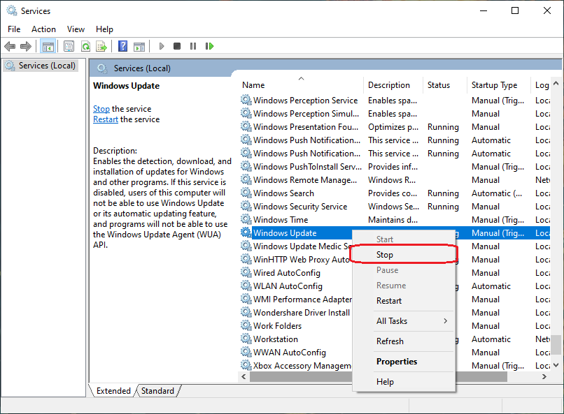 طريقة تعطيل التحديثات التلقائية على ويندوز 10 نهائيا 5 طريقة تعطيل التحديثات التلقائية على ويندوز 10 نهائيا 3