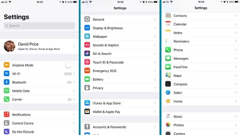 حذف الكوكيز من الآيفون