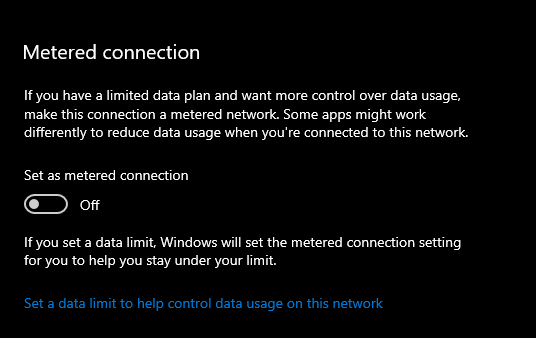 طريقة تقليل استهلاك الانترنت علي ويندوز 10 2 طريقة تقليل استهلاك الانترنت علي ويندوز 10 2