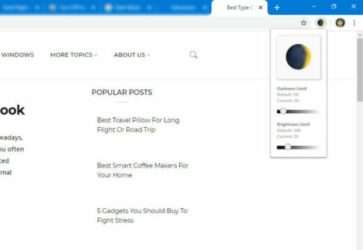 أفضل إضافات تفعيل وضع ال Dark Mode لمتصفح Chrome 3 أفضل إضافات تفعيل وضع ال Dark Mode لمتصفح Chrome 2