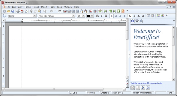 أفضل بدائل مايكروسوفت أوفيس 3 حزمة FreeOffice