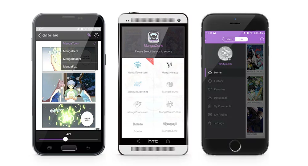 تطبيقات المانجا للأندرويد