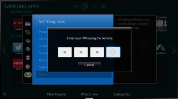 كيفية إعادة ضبط المصنع لتلفزيون سامسونج الذكي Samsung Smart TV 5 كيفية إعادة ضبط المصنع لتلفزيون سامسونج الذكي Samsung Smart TV 5