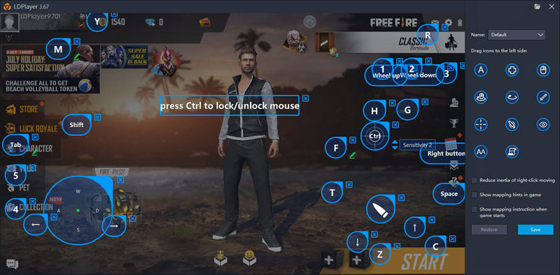 متطلبات تشغيل لعبة Free Fire