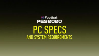 مواصفات ومتطلبات تشغيل لعبة PES 2020 4