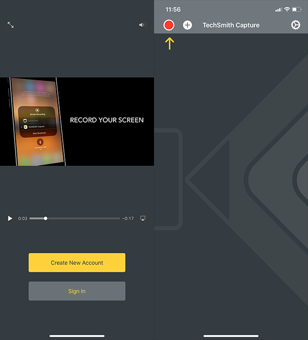 كيفية تسجيل الشاشه في ايفون 6