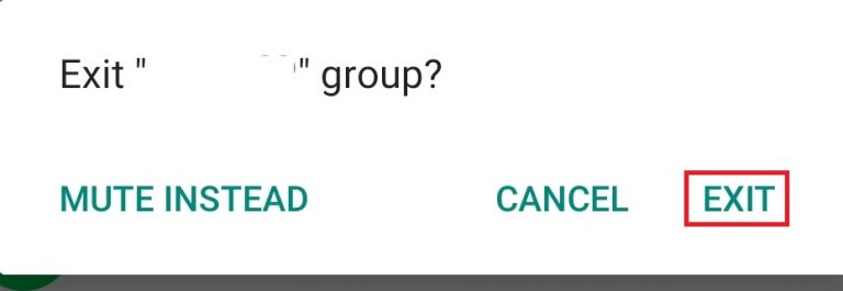 كيفية حذف قروب واتساب نهائيا 2