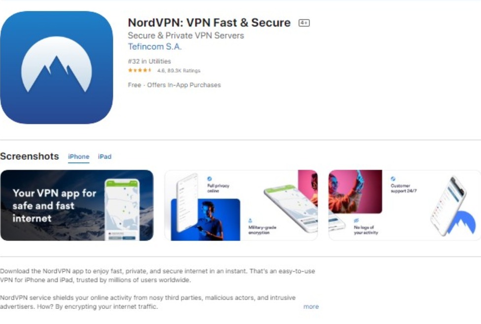 أفضل 5 تطبيقات VPN للايفون والايباد 2020 5 تطبيق NordVPN