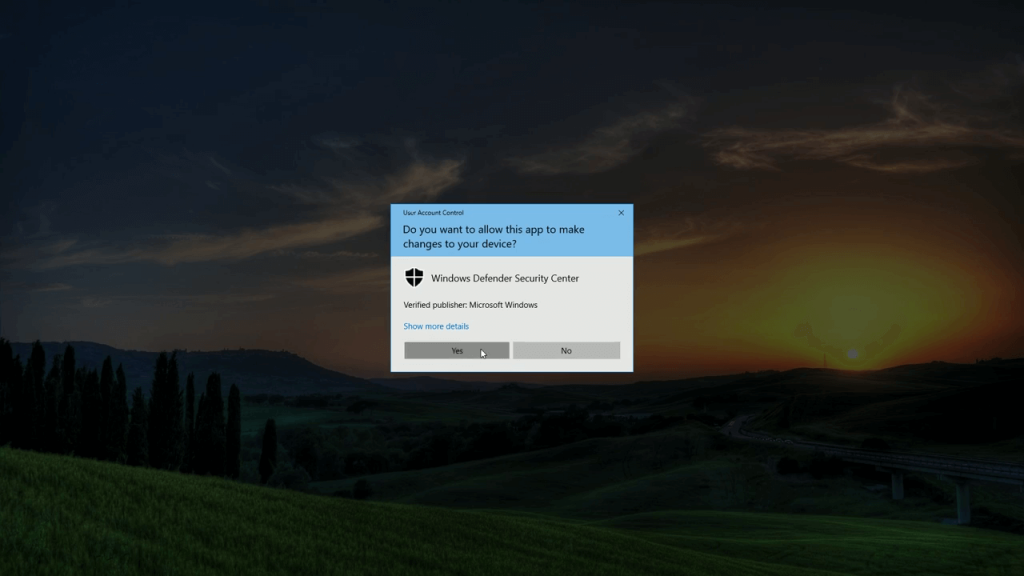 إيقاف Windows Defender