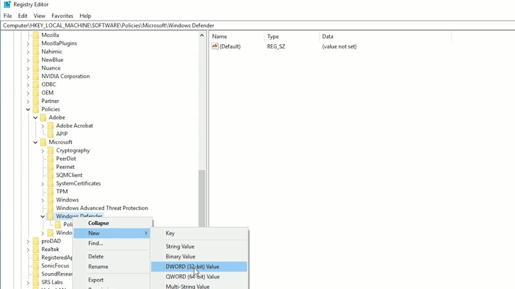 طريقة إيقاف Windows Defender على ويندوز 10 4