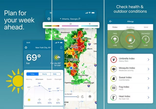 افضل تطبيقات الطقس للايفون 2020 4 افضل تطبيقات الطقس للايفون 2020 4
