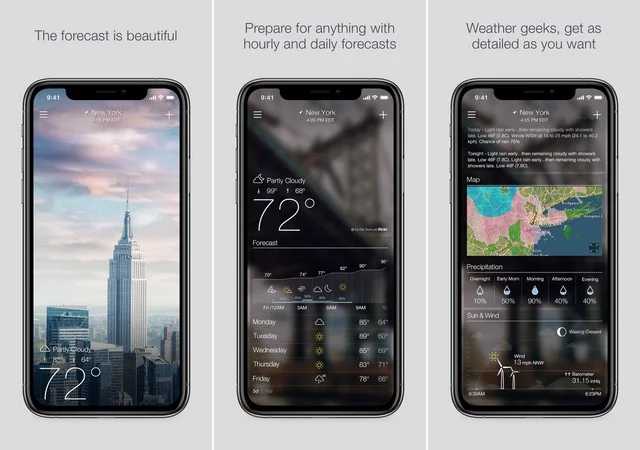 افضل تطبيقات الطقس للايفون 2020 5 افضل تطبيقات الطقس للايفون 2020 5