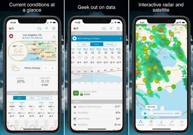 افضل تطبيقات الطقس للايفون 2020 6 افضل تطبيقات الطقس للايفون 2020 6