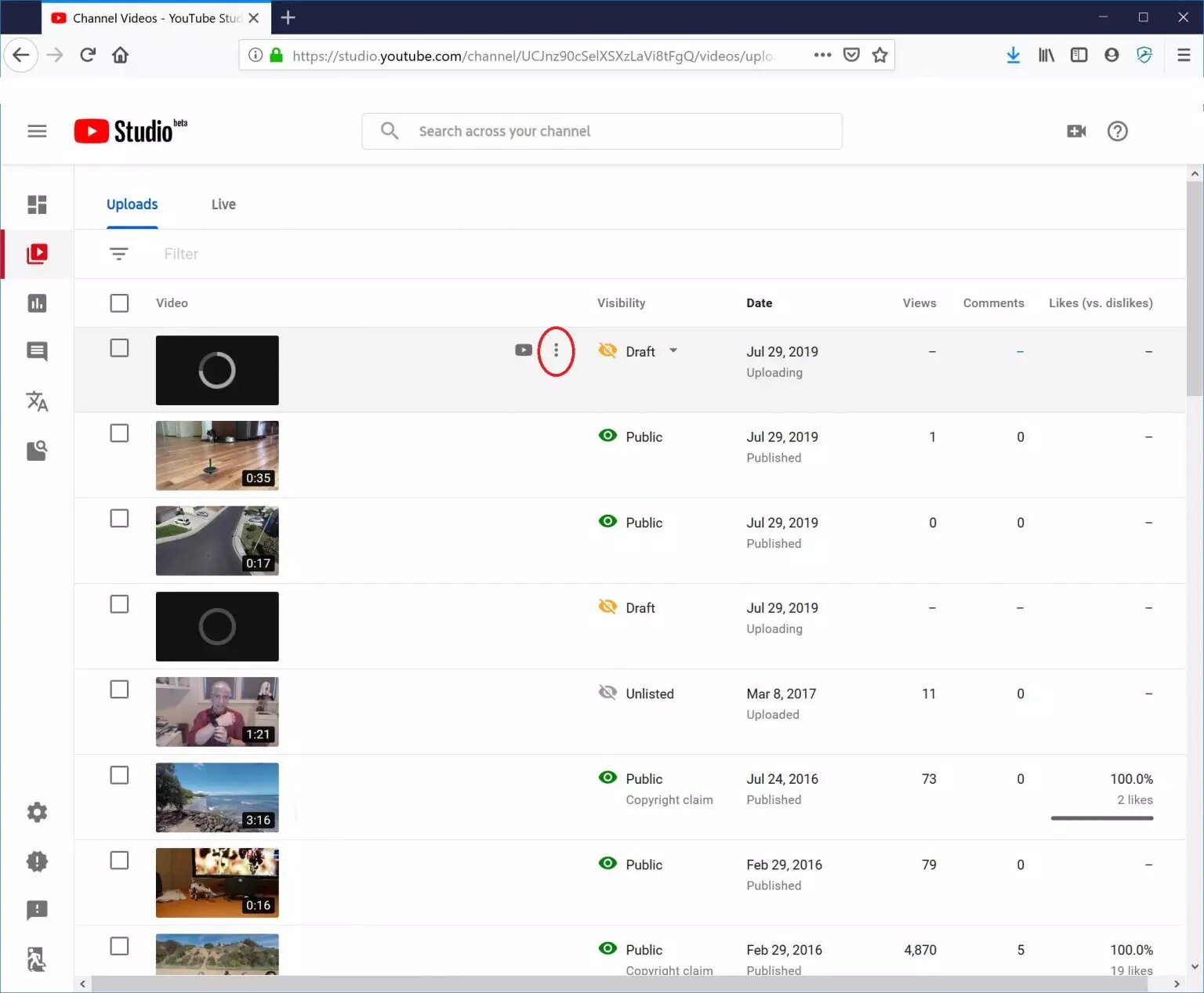 طريقة حذف فيديو من اليوتيوب نهائيًا 2020 (شرح طريقتين بالصور) 1