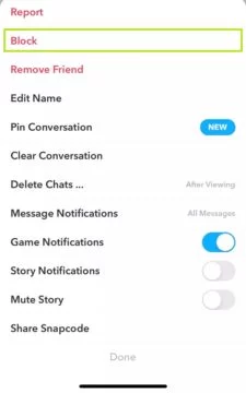 طريقة حظر الأشخاص على سناب شات