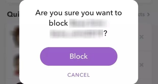 طريقة حظر الأشخاص على سناب شات (شرح مصور) 2