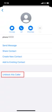 كيفية حظر الارقام والمكالمات على الايفون 11