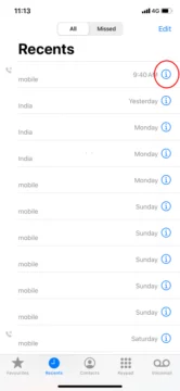 كيفية حظر الارقام والمكالمات على الايفون 2