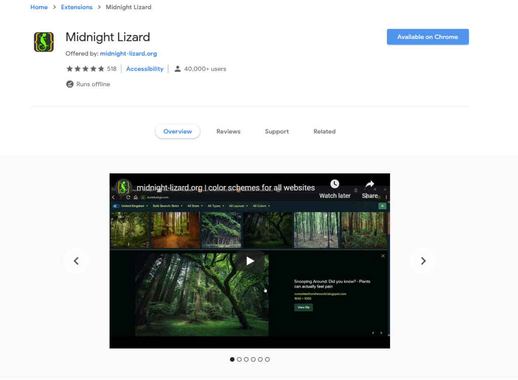 افضل اضافات جوجل كروم لتفعيل الوضع الليلي 2020 3