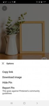 شرح طريقة تحميل الصور من Pinterest على الاندرويد والايفون والكمبيوتر 1