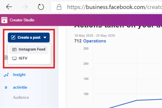 طريقة النشر على انستقرام من الكمبيوتر 2