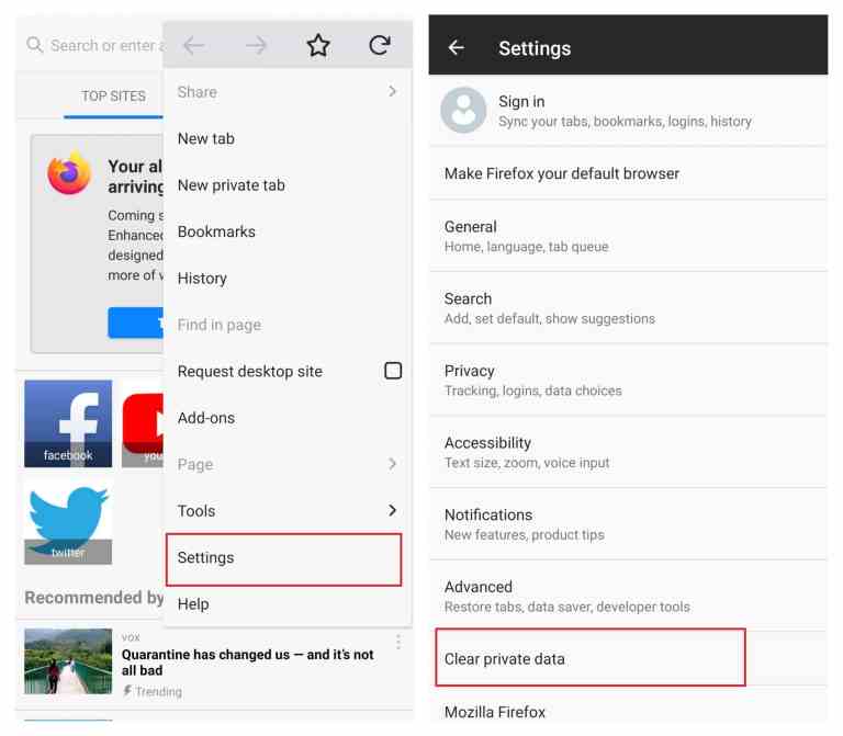 كيفية حذف ملفات تعريف الارتباط Cookies على متصفحات اجهزة اندوريد 3 كيفية حذف ملفات تعريف الارتباط Cookies على متصفحات اجهزة اندوريد 3