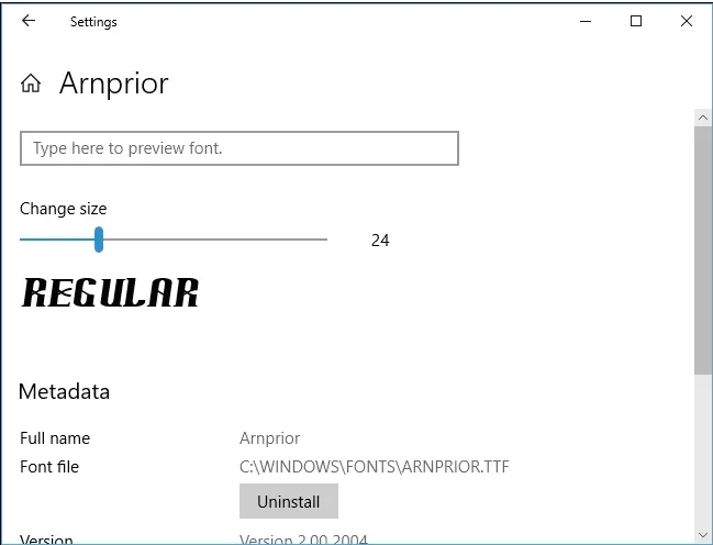 كيفية تثبيت الخطوط على ويندوز 10