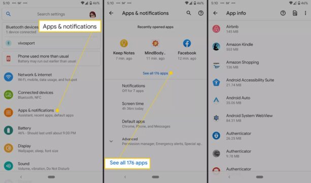 شرح طريقة التحكم في أذونات التطبيقات على الأندرويد 3 شرح طريقة التحكم في أذونات التطبيقات على الأندرويد 1
